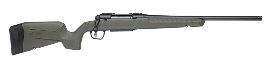 Savage Arms 33111 Axis 2 5.56 NATO 4+1 20" Matte Black Carbon Steel Threaded Barrel, Drilled & Tapped Receiver, OD Green Fixed w/Pistol Grip Synthetic Stock, Right Hand