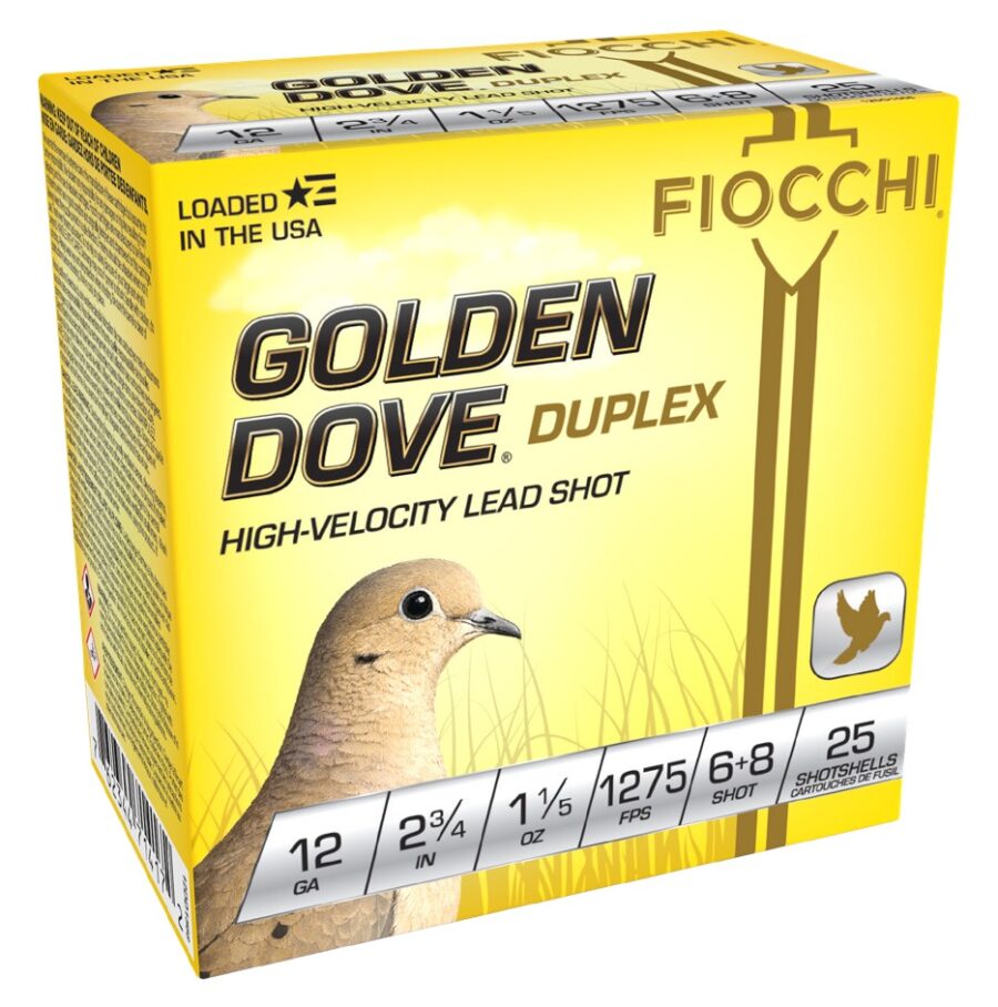 FIO 12DD1568  GLD DOVE   12 2.75 6+8   1-1/5 25/10