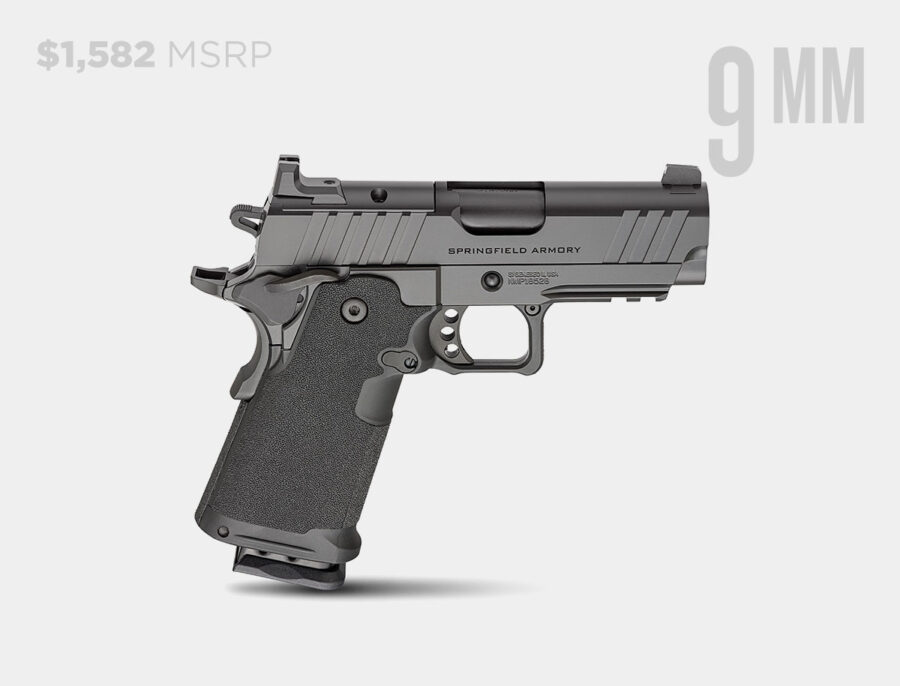 SPRINGFIELD ARMORY 1911 DS PRODIGY AOS FULL SIZE GRIP U-NOTCH W/TRITIUM LC 9 MM 3.5IN BARREL 10RD BLACK FULL SIZE GRIP U-NOTCH W/TRITIUM LC PH9114AOSLC