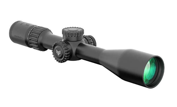 SWAMPFOX PATRIOT II 6-24X50  FFP NON-IR 30MM RIFLESCOPE - CLEAN TREE MOA PAT2624-MT