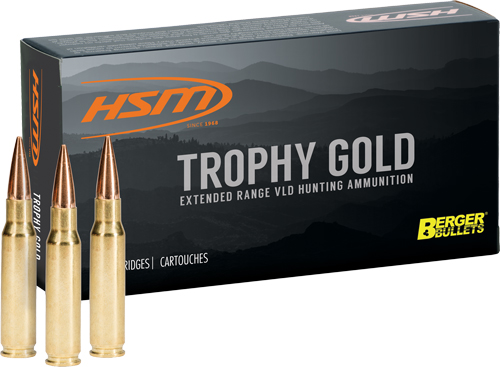 HSM TROPHY GOLD 6MM BENCHREST - 95GR BERGER VLD 20RD 25BX/CS