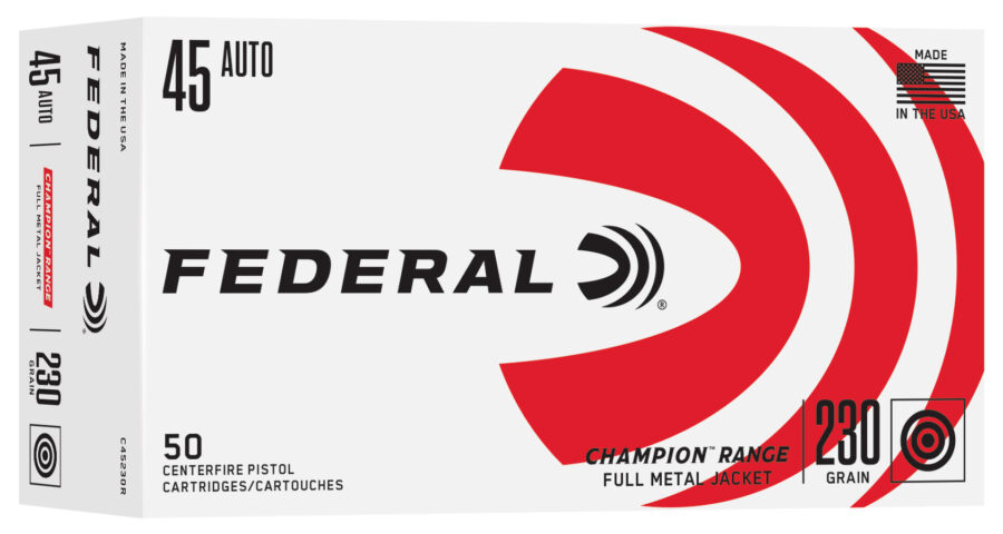FDR 45AP 230GR RANGE FMJ 50RD