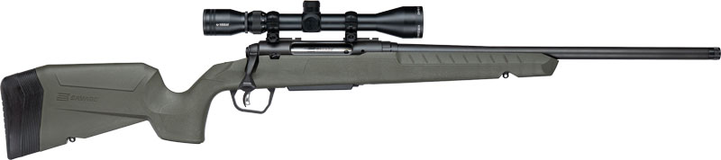 SAVAGE AXIS 2 XP 30-06 20" - THREADED W/3-9X40 BLACK/GREEN