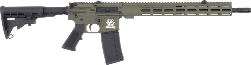 GLFA AR15 RIFLE 300 AAC - 16" NITRIDE BBL 30RD OD GREEN