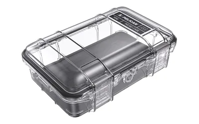 PELICAN M50 MICRO CASE BLACK/CLEAR