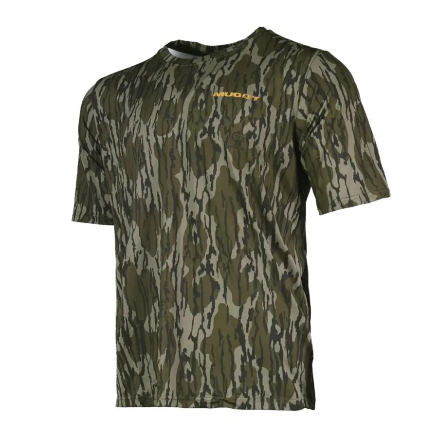 Muddy TRX Performance Lightweight Short Sleeve Shirt Mossy Oak Bottomland XL