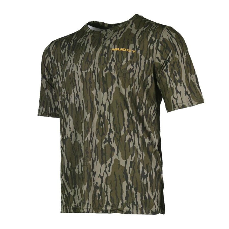 Muddy TRX Performance Lightweight Short Sleeve Shirt Mossy Oak Bottomland XL