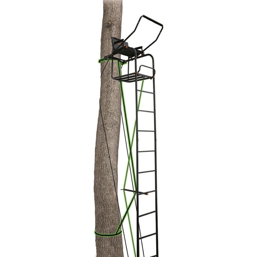 Ol'Man Final Shot Jaw & Truss Ladder Stand 17 ft