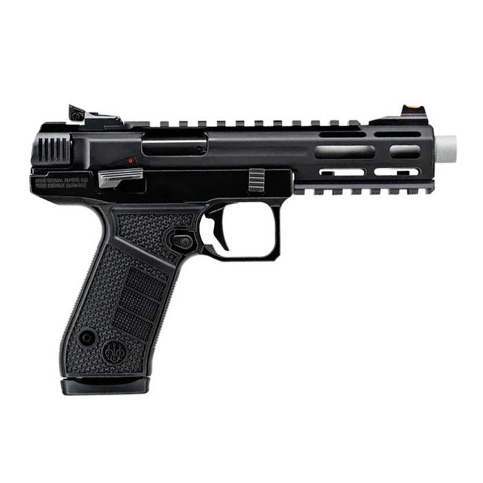 Beretta B22 Jaguar SAO Handgun .22 LR 10rd Magazines(2) 5.25" Threaded Tact Metal Barrel Black Frame