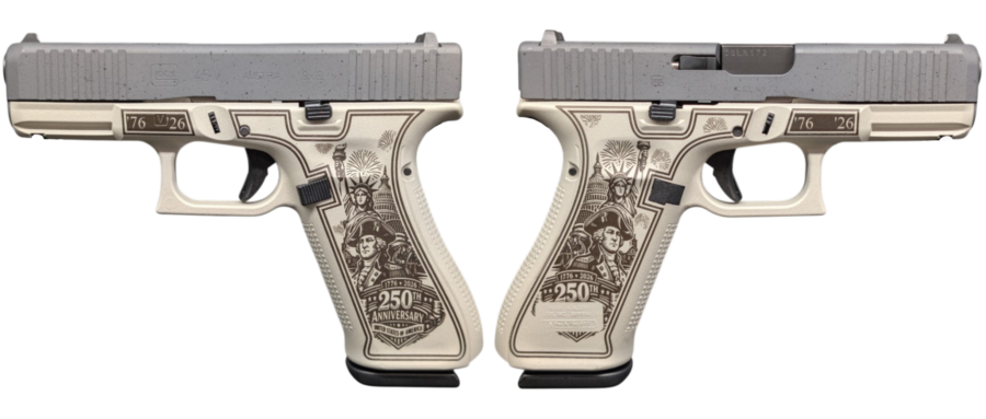 GLOCK 45 V 250TH ANNIVERSARY 9MM PISTOL 4" BLACK FXD 3-17RD MAGS