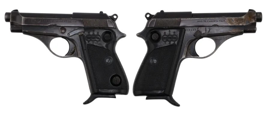 BERETTA M70 SURPLUS 32ACP PISTOL BLUED, BUTTON SAFETY, GRADE 1 C&R