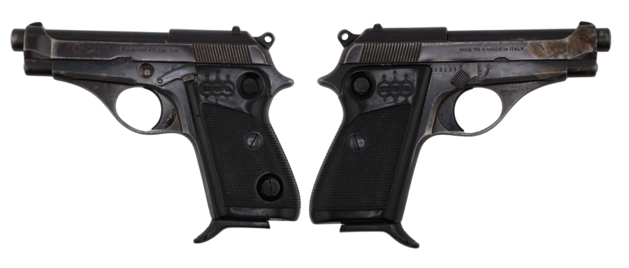 BERETTA M70 SURPLUS 32ACP PISTOL BLUED, BUTTON SAFETY, GRADE 1 C&R