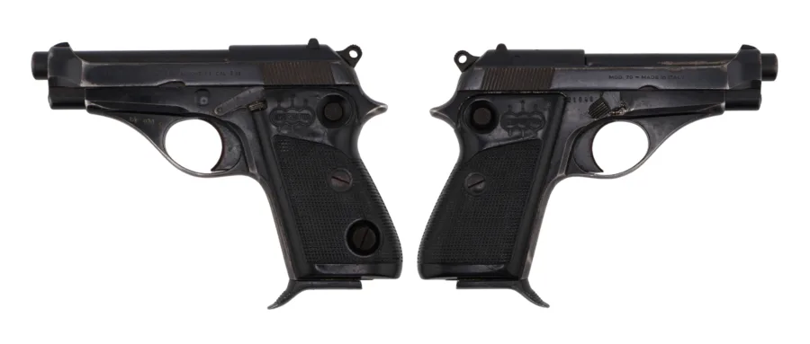 BERETTA M70 SURPLUS 32ACP PISTOL BLUED, BUTTON SAFETY, A GRADE C&R