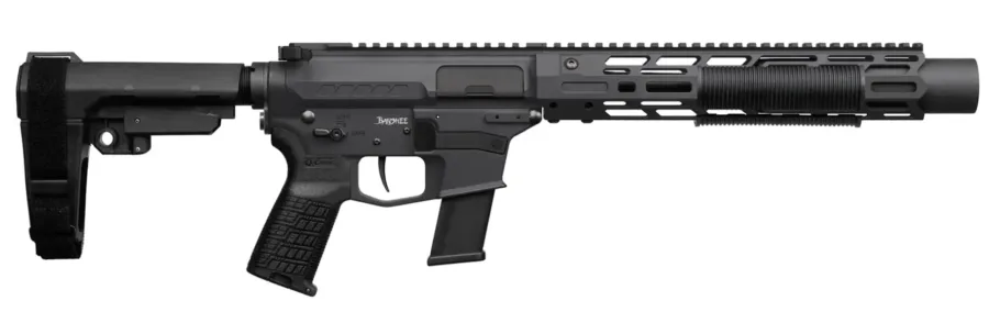 CMMG 6.5" PISTOL SD 45ACP SUPPRESSED ZEROED BANSHEE 1-13RD ZEROED TRIGGER MK4 ARMOR BLACK (11DB021)