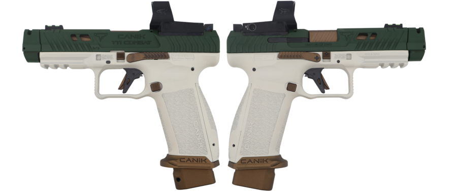 CANIK TTI COMBAT TIMBERLINE W/MECANIK OPTIC 9MM PISTL 4.6" 2-18RD