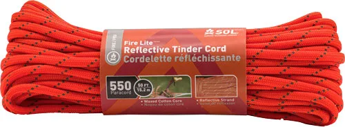 ARB SOL FIRE LITE REFLECTIVE - TINDER CORD 50' POLY 550