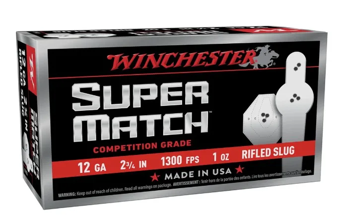 Super Match 12Ga 2.75" 1oz Rfl Slug 10/Bx