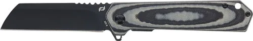 SCHRADE KNIFE LATERAL FOLDER - 3.25" AUS-10 BLACK/GREY LAM