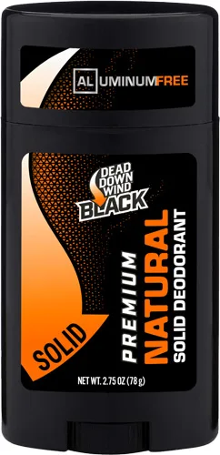DDW BLACK PREMIUM DEODERANT - NATURAL SOLID 2.75OZ