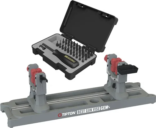 TIPTON BEST GUN VISE GEN 2 & - WHEELER 43PC GUNSMITH SET*