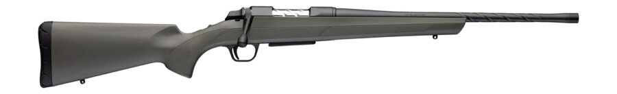 Browning 035845224 AB3 Pro SPR Full Size 270 Win 4+1 18" Matte Blued Spiral Fluted Threaded Barrel, Matte Blued Drilled & Tapped Receiver, Gray/Green Fixed Synthetic Stock