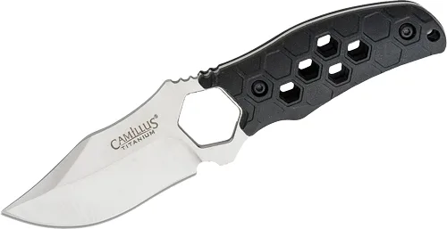 CAMILLUS COMB FIXED BLADE - 3.5" SS BLADE HONEYCOMB BLACK