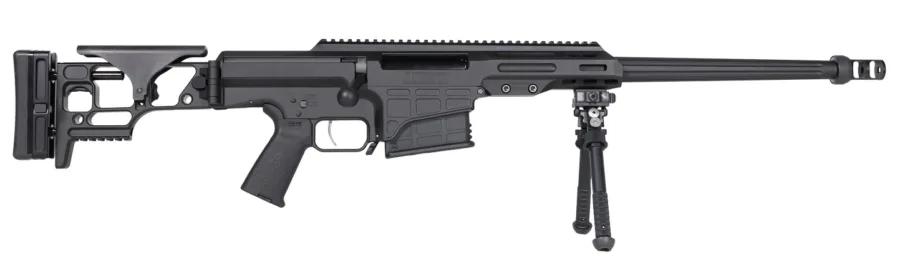 Barrett 19972 MRAD Covert 6.5 Creedmoor 10+1 17" Black Match Grade Fluted Barrel, Black Cerakote Aluminum Receiver w/Picatinny Rail, M-LOK Handguard, Side Folding w/Adj Comb Black Polymer Stock, Black