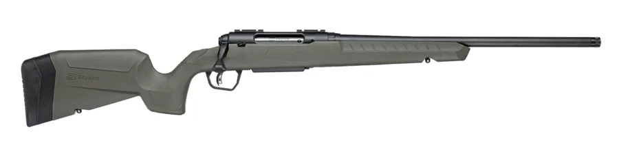 Savage Arms 33120 Axis 2  25-06 Rem 4+1 20" Matte Black Carbon Steel Threaded Barrel, Drilled & Tapped Receiver, OD Green Fixed w/Pistol Grip Synthetic Stock, Right Hand