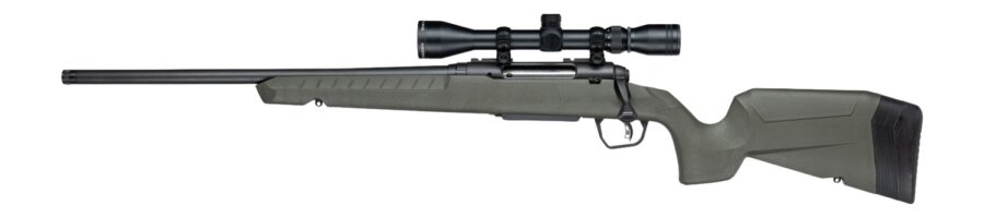 Savage Arms 33194 Axis 2 XP 30-06 Springfield 4+1 20" Matte Black Carbon Steel Threaded Barrel & Drilled & Tapped Receiver, OD Green Synthetic Fixed w/Pistol Grip Stock, 3-9x40mm Duplex Scope, Left Ha