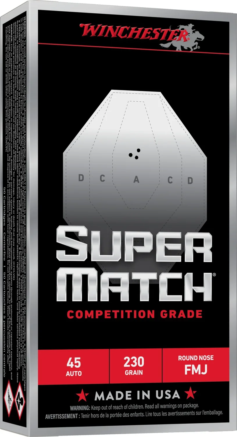 WIN SM45RN230  45 230GR FMJ-RN            50/10