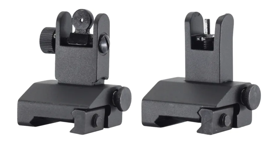JE MACHINE TS-PS7B-AL      FLIP UP F/R SIGHTS ALUM