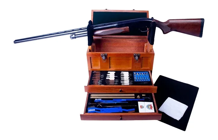 DAC TBX 96-W  63PC UNV GUN CLN KIT WOODEN BOX