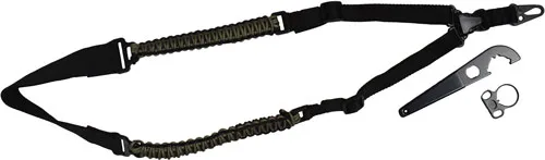 TOC TACTICAL PARACORD SLING - w/ ADAPTER & WRENCH SINGLE PT