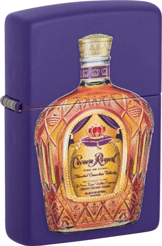 ZIPPO WINDPROOF LIGHTER CROWN - ROYAL & SMALL POUCH GIFT SET