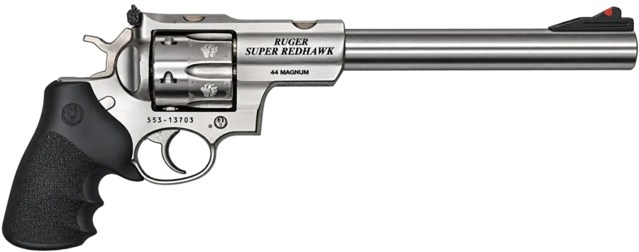 RUGER KSRH9 44 MAG 9.5IN BARREL SS W/ BEAR TRACK ENG CYL 5502 BT CAMFOUR EXCLUSIVE