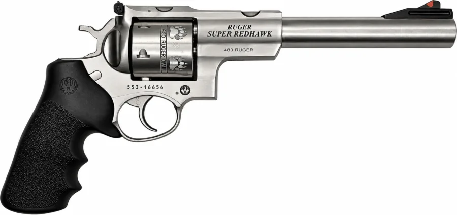 RUGER KSRH-7480 480 RUG 7.5IN BARREL SS W/ BEAR TRACK ENG CYL 5507 BT CAMFOUR EXCLUSIVE
