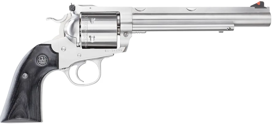 Ruger 0862 Super Blackhawk Hunter Large Frame 44 Rem Mag/44 Special 6rd 7.50" Satin Stainless w/Integral Mount Barrel, Cylinder & Frame, Bisley Black Laminate Grip, Transfer Bar Safety