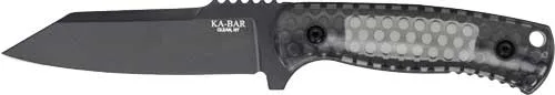 KA-BAR LES GEORGE COOL NAME - 4.62" REVERSE TANTO & SHEATH