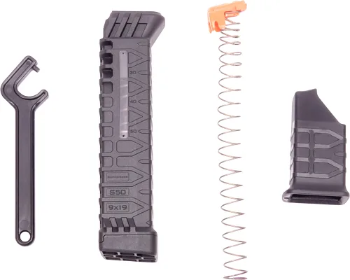 ATI MAGAZINE FOR GLOCK 17/19 - 9MM SCHMEISSER S50 50RD BLACK