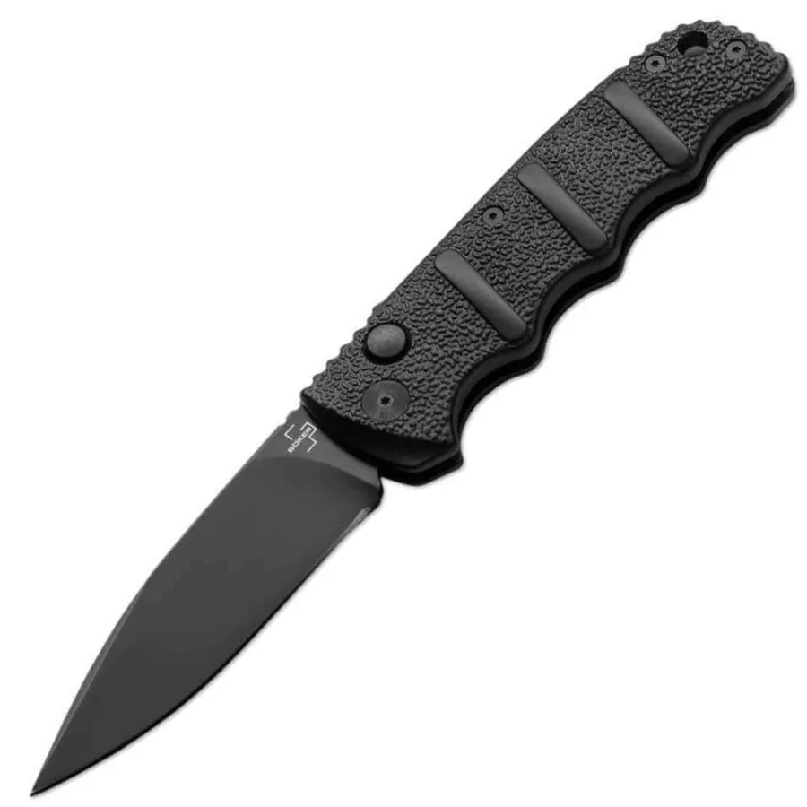 Boker AK 3.25"BL/PL Drp Pt BLK