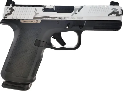 RUGER RXM 9MM LUGER 4" ADJ - 15-SHOT WHITE CAMO SLIDE