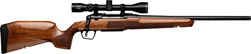 SAVAGE AXIS 2 XP 223 20" - THREADED W/3-9X40 BLK/HARDWOOD