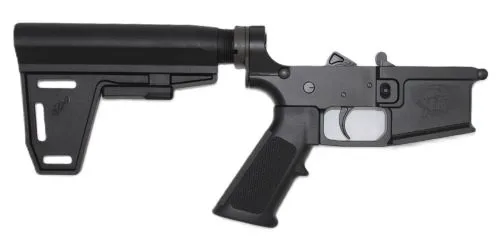 GLFA COMPLETE AR15 PISTOL - LOWER RECEIVER BRACED BLACK