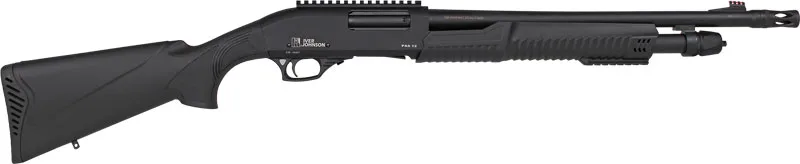 IVER JOHNSON PUMP 12GA 3" 18" - MUZZLE BRAKE BLUED SYNTHETIC