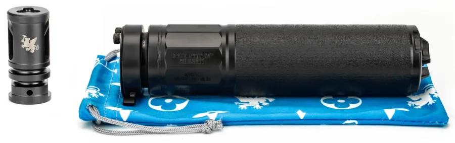 GRIFFIN SUPPRESSOR M4SD L TUBELESS 22CAL BLK