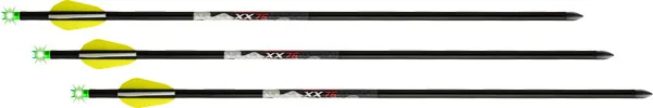 WICKED RIDGE XBOW ARROW XX75 - 20" ALUMINUM ALPHA BRITE 3PK