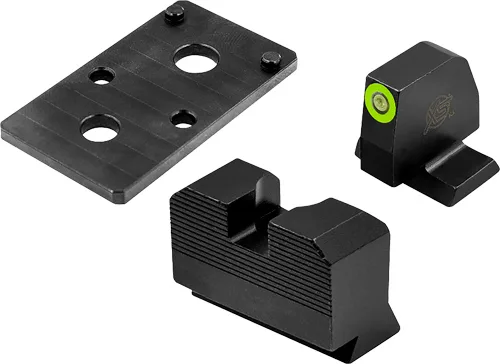 XS MINIMALIST TRITIUM SIGHT & - OPTIC PLATE RMR S&W M&P