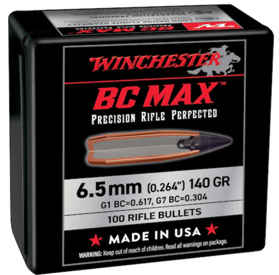 WIN BULLET SUPREME BC 6.5MM 140GR 100/10