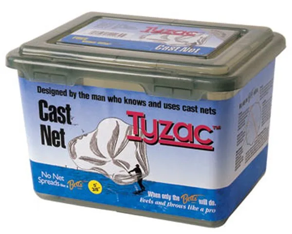 BETTS TYZAC CAST NET 3/8" 8' BOXED