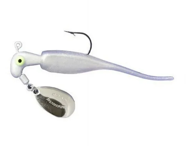 BM SR W BABY SHAD 1/8 #1 HK PRL WH